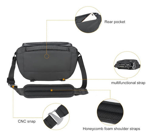 ~? Besnfoto Camera Bag Dslr Cámara Sling Bag Mochila Para Fo 3