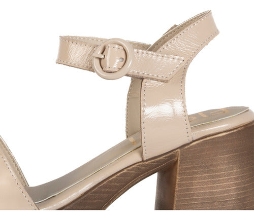 Fiori Women's High Heel Leather Evening Sandals Troya 33