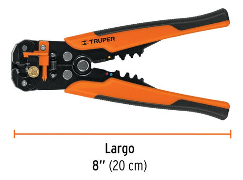 Truper 8" Automatic Cable Stripper, 22 to 10 AWG 2