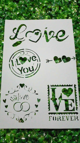 Stencil Frases X 10 Unidades Set 23 5