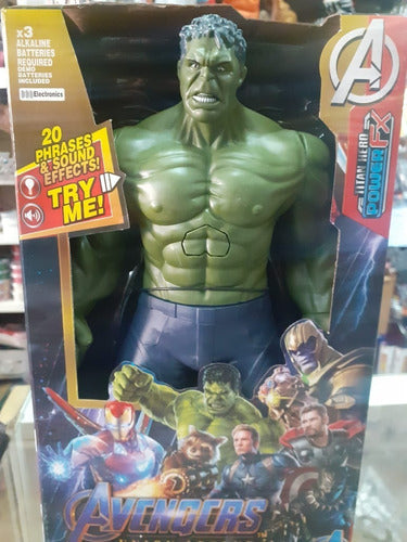 Avengers Hulk Doll with Light and Sound 28cm Cotillo Chirimbolos 1