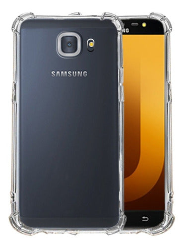 Shock-Proof Case for Samsung J5 Prime - Transparent 0