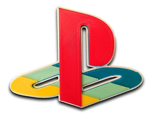 PlasticMonkey.3D Decorative Imán Logo Playstation - 3D Printed 0