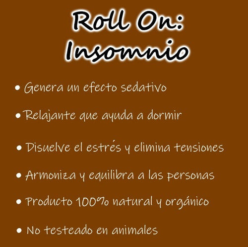 Roll On A Base De Aceites Esenciales: Insomnio 2