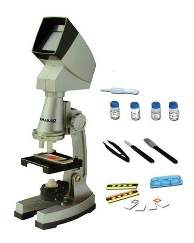 Galileo Microscope TMPZ-C1200 with Projector Light and 1200x Zoom 0