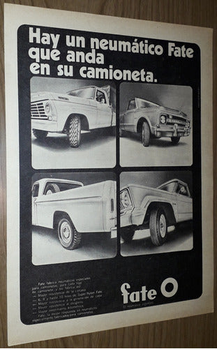 P330 Clipping Publicidad Neumaticos Fate Año 1971 0