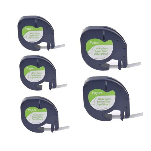 DYMO LetraTag QX50 Label Tape 5pk 0