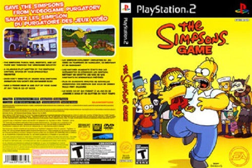 The Simpsons Game for PS2 Physical DVD 2