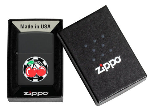 Zippo Encendedor 48905 Poker Chip With Cherries Garantia 1