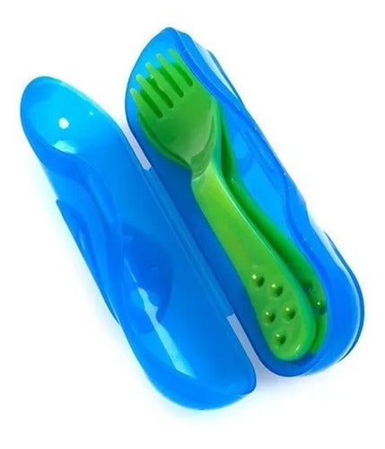 Baby Innovation Cutlery Spoon Fork with Case 2