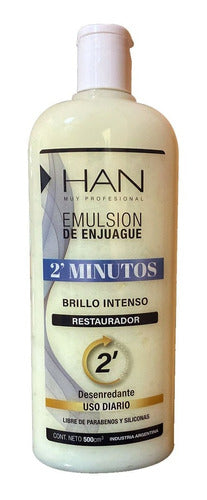 HAN Enjuague 2 Minutos Brillo Intenso Desenredante 0