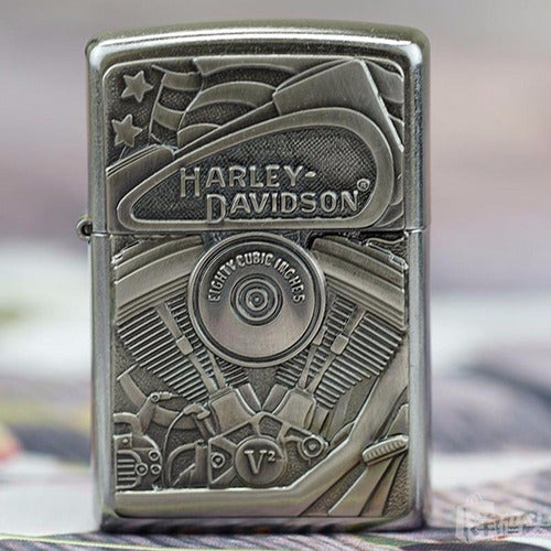 Encendedor Zippo Mod 29266 Harley Davidson 2017 Gtia 12ctas 3