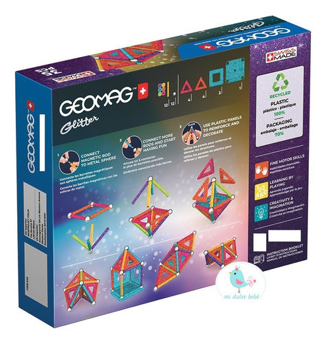 Geomag Glitter Construction Set with Magnets - 35 Pieces 3