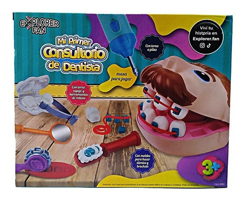 Explorer Fan Masa Dentista Con Accesorios Play Torno A Pila 0