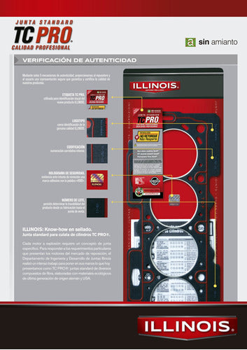 Juntas Illinois Juego P/ Indenor Rastrojero Xd/xdp 4.88 7