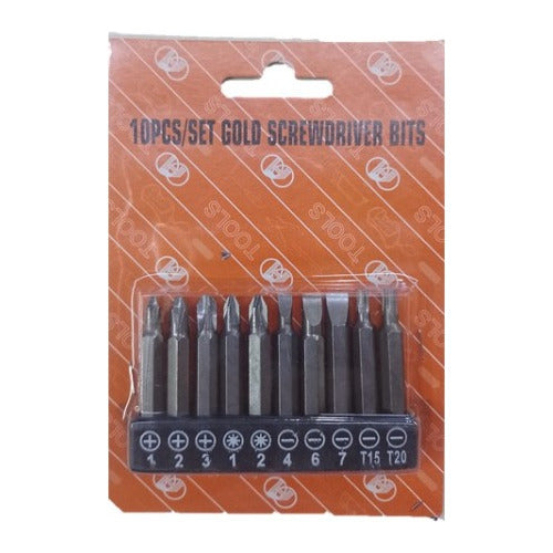 MTV 50mm Phillips Screwdriver Bit Set - 10 Pieces 1