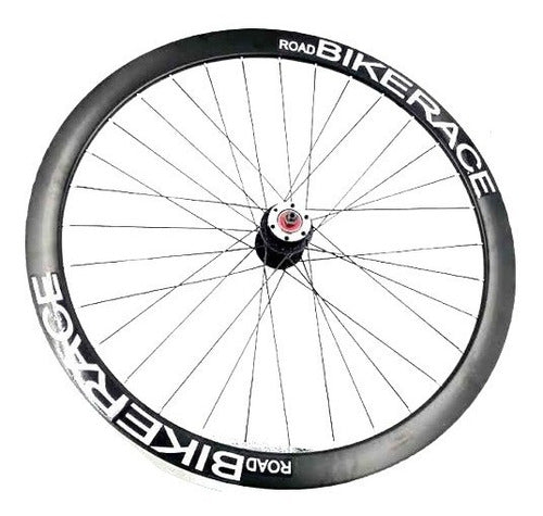 Mundomotos - 28-Inch Road Bicycle Wheel Set - Black 0