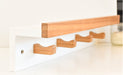 Puerta del Sol Nordic Wall Coat Rack with Shelf Jota 60cm Solid Wood 2