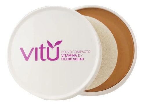 Polvo Compacto Vitamina E Vitu N°6 Pecana 0