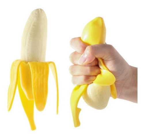 Opaa! Banana Fidget Toy Stress Relief Amansaloco Squishy 0