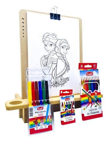 Servimaster Simple Kit Arte Niños Set Infantil + H. Pintar Disney 0