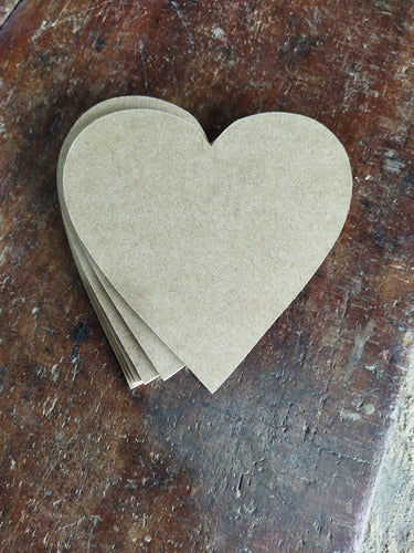 Pack 6 Corazones En Mdf Miden 16 Cm Para Decorar Pintar 1