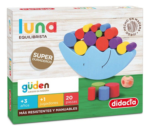 Didacta Luna Equilibrista Juego De Madera Equilibrio Güden Didacta 0