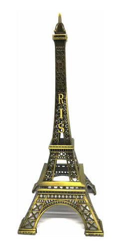 Eiffel Tower 25cm Metal Ornament Souvenir France Underground A 0