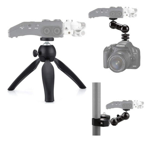 AceTaken Tripod for Zoom Recorder 3 in 1, Accessory Mounting Kit 0