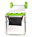 Sousa Beach Chair Aluminum Cart Table Holder Wheels 4
