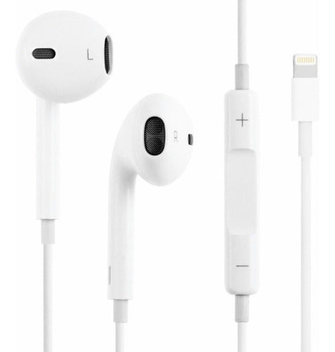 Toptecnouy Lightning Earpods Headphones Compatible Hands-Free iPhone 0