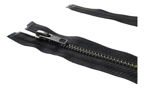 YKK Metal Detachable Automatic Coated Zipper 5mm 70cm 1