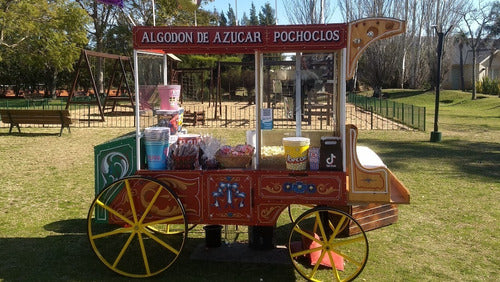 Pochoclos Alegres Alquiler Carro Pochoclos, Algodón Azúcar, Todo Tipo Eventos 1