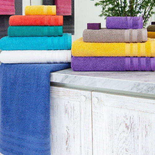 Arcoiris Belly Towel and Bath Towel Set 450g 100% Cotton 1