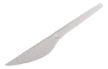 MKL Disposable Knives White Pack of 100 Units 0