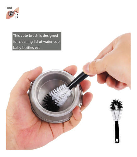 JTA STORE TECHNOLOGY Bottle Cleaning Brush Set - 5 Multi-Purpose Brushes 5