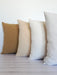 Set of 4 Plain or Striped Tusor Cushions of Your Choice 17