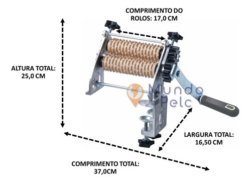 Cilindro Amaciador De Carnes 17 Cm Máquina Batedor Bom Bife 1