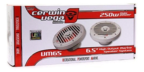 Cerwin-Vega VM65 Marine Coaxial Speakers 65 60W RMS 2 0