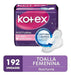 Kotex Nocturna Feminine Pad x 16 Box x 12 0