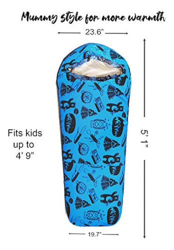 Anj Outdoor Saco De Dormir Para Jóvenes Y Niños | Saco De Do 1