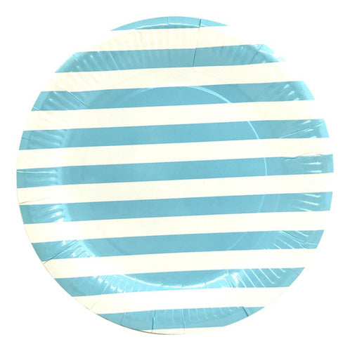 Universo Mágico Disposable Plates Stripes - 10 Units - 23 cm 3