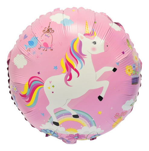 WB Metallic Pink Unicorn Balloon Pack of 2 0