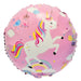 WB Metallic Pink Unicorn Balloon Pack of 2 0