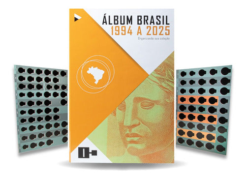 Kit 4 Álbuns Para Moedas Brasileiras República 1888 A 2025 1