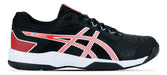 Asics Gel Backhand Tennis Shoes for Men - Black/White/Red 0