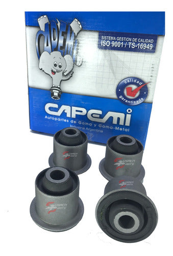 Capemi Kit X4 Control Arm Bushings for Renault Logan - Sandero 0