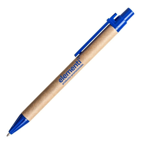 BIC 200 Eco-Friendly Pens with Single Color Logo - Natural Model 5