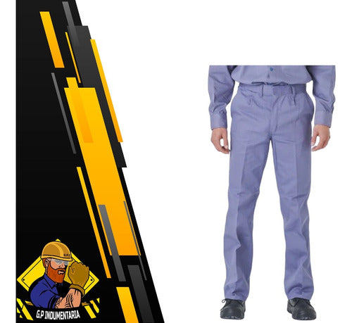 Grafa 70 Classic Blue Work Pants Size 40 1