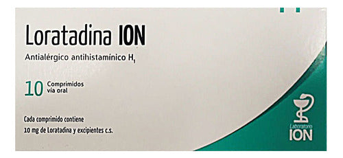 Loratadina Ion 10 Mg X 10 Comprimidos 0